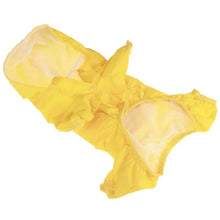 Load image into Gallery viewer, Overalls Style Puppy Rain Coat
