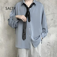 Load image into Gallery viewer, Loose Office Button Shirt Women
