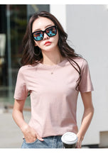 Load image into Gallery viewer, MRMT 2026 Brand New Women's Casual T-shirt White Pure Cotton Quality Short Sleeve Loose Women Fashion Tops Women T shirts Tees
