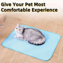 Load image into Gallery viewer, 2025 Upgraded Ice-Cool Summer Pet Cooling Mat and Bed Sweat-Absorbent Fabric Available in 4 Sizes for Small Medium and Large Pet
