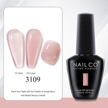 Load image into Gallery viewer, NAILCO 2025 Hot 15ML Gel Nail Polish Nails Semi-permanent UV Varnish High Quality Glass Bottle Nail Art Polish For Manicure
