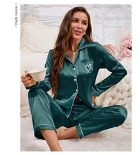 Load image into Gallery viewer, Embroidered Victorian Pajama Set
