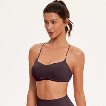 Load image into Gallery viewer, Sports Bras for Women Strappy Bras Open Back Shockproof Quick-Drying Yoga Bra Padded Gym Crop Tops Workout Fitness Bra Women
