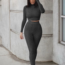 Load image into Gallery viewer, Winter Autumn Women's Yoga Set Gym Workout Fitness Set
