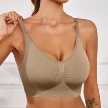 Load image into Gallery viewer, Sports Bras For Women Wireless Soft Workout Bra Full Coverage Push Up Bralettes Seamless Crop Cami Bra For Yoga
