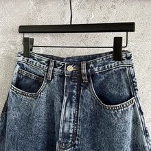 Load image into Gallery viewer, High Waist Straight Denim Pants
