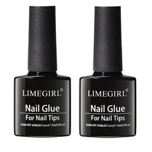 Load image into Gallery viewer, LIMEGIRL Nail Tips Glue Gel 7.5ml UV Glue for False Nail Gel Polish Manicure Hybrid Gellac Multi-function Strong Gel Nail Polish

