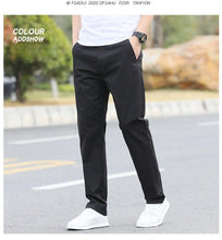 Load image into Gallery viewer, Men's High-Quality Chinos -Cotton Casual Trousers - Breathable Straight Pants (Sizes W28-w40)
