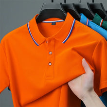 Load image into Gallery viewer, Men's Casual Solid Color Short Sleeve Polo Shirt 2025 Summer Fashionable Comfortable Versatile Top for Men
