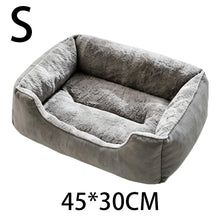 Load image into Gallery viewer, Bed for Cats Pet Products Cushions Kitten Winter Accessories Dog All Houses Supplies Things Accessory Habitats Basket House Beds
