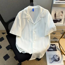 Load image into Gallery viewer, Minimal Casual White Shirt Men
