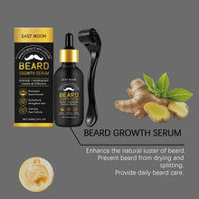 Load image into Gallery viewer, Beard Thickening Care Oil with Roller Ball 0.25mm Strengthen Hair Roots Nourishing Soften Beard Oil for Men Grooming Beard Care
