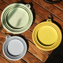 Load image into Gallery viewer, Foldable Silicone Dog Bowl Pet Outdoor Travel Portable Folding Cat Food Water Large Capacity Container Feeding Bowl Pet Supplies
