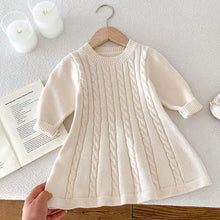 Load image into Gallery viewer, Knitted Princess Party Girls Dress

