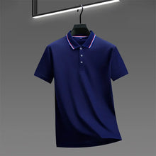 Load image into Gallery viewer, Men's Casual Solid Color Short Sleeve Polo Shirt 2025 Summer Fashionable Comfortable Versatile Top for Men
