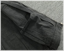 Load image into Gallery viewer, Washed Cargo Denim Jacket
