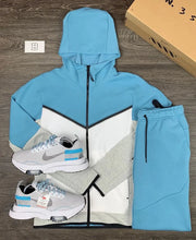 Load image into Gallery viewer, Luxury Brand Men Tracksuits 2-piece Set Black Sports Suit Tracksuits Jogging Men's Clothing Sweatpants Zip Sweatshirts Techwear
