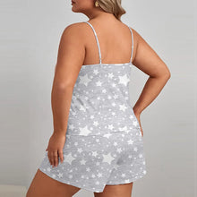 Load image into Gallery viewer, Star Print Crop Pajama Set
