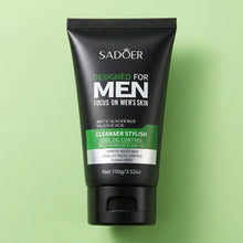 Load image into Gallery viewer, Men Glacier Mud Salicylic Acid Cleanser Long Oil Control Deep Purify Pores Wash Daily Grime Soft Coarse Skin Facial Cleanser
