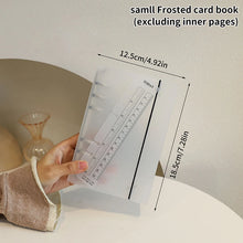 Load image into Gallery viewer, Nail Art Piece Storage Book Large Capacity Exhibition Photo Album Card Clip Display Board DIY Simple Album Storage Book
