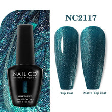 Load image into Gallery viewer, NAILCO 333 Colors Gel Nail Polish Semi Permanent Varnishes Nails Art Design Hybrid Soak Off Top Base Coat UV Gel Manicure 15ml
