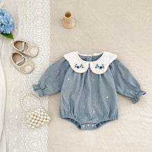 Load image into Gallery viewer, Floral Ruffle Baby Girl Romper
