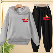 Load image into Gallery viewer, Kids Hooded Sportswear Set
