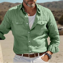 Load image into Gallery viewer, Men's Shirts Shirts for Man Men's Shirt Linen Shirt Shirts Men's Linen Shirt Men Shirt Man Business Gentleman Denim Shirts
