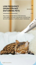 Load image into Gallery viewer, Pet Dog Electric Groomer Trimmer with LED Light Waterproof Pet Foot Hair Trimmer Low Noise Cat Dog Face Foot Ear Hip Paw Shaver
