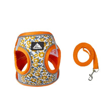 Load image into Gallery viewer, Cat Accessories Floral Pet Harness Reflective Meash Cat Chest Strap Adjustable Anti Escape Dog Leash Set Kitten

