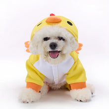 Load image into Gallery viewer, Yellow Chicken Pet Holiday Costume

