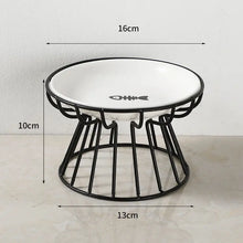 Load image into Gallery viewer, Pet Ceramic Bowl Nordic High Footed Ceramic Cat Food Bowl Snack Can Plate Anti Overturning Kitten Puppy Food Water Feeding Bowl
