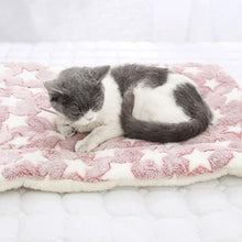 Load image into Gallery viewer, Soft Pet Bed Mats Short Plush Pet Sleeping Bed Mats for Cats Dogs Cute Pad Blanket Warm Kitten Cushion Cat Accessories
