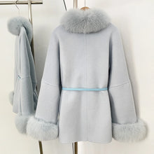 Load image into Gallery viewer, Luxury Wool Fur Winter Long Coat

