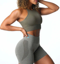 Load image into Gallery viewer, Embrace Seamless Sports Bra Women Backless Gym Bra Tops Padded Yoga Bras Push Up Running Sports Bras Workout Bralette Sportswear
