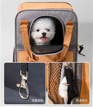 Load image into Gallery viewer, Pet Backpack,Dogs and Cats Travel Portable Back Bag,Large capacity,Pet Carrier Bag for Cats and Dogs, Portable Travel Backpack
