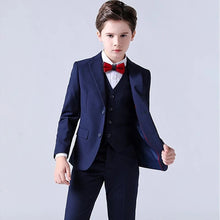 Load image into Gallery viewer, Formal Kids Plaid Tuxedo Suit
