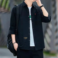 Load image into Gallery viewer, Summer Casual Solid Shirt Men
