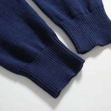 Load image into Gallery viewer, Sweater Men 2026 Autumn Casual Pullovers Men V-Neck Solid Cotton Knitted Brand Clothing Slim Fit Male Sweaters Pull Homme
