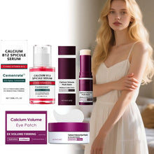 Load image into Gallery viewer, Calcium Skincare Set Anti-Aging Calcium Volume Facial Serum Eye Patches Multi Balm Fade Fine Lines Reduce Dark Circles Nourishes

