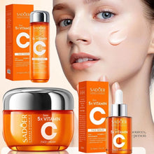Load image into Gallery viewer, Vitamin C Firming&amp;lifting Skincare Set Moisturizing Brightening Essence Revitalizing Skin Repair Serum Cream Korean Skincare
