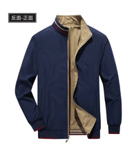 Load image into Gallery viewer, Reversible Slim Stand Collar Jacket
