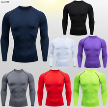 Load image into Gallery viewer, Gym Fitness T Shirt Men's Short Sleeve Summer Boxing Jersey Legging Men Rashguard Compression Pants Quick Dry Tight T-Shirts Men
