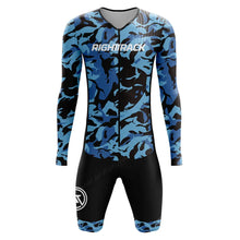 Load image into Gallery viewer, Righttrack Sport Men's Cycling Skinsuit Performance Long Sleeve Quick Dry Uv Protection Speedsuit Trisuit Road Bike Mtb Clothing

