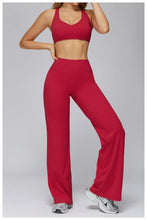 Load image into Gallery viewer, Yoga Set 2PCS Women Sportswear Workout Clothes Seamless Athletic Wear Gym Legging Fitness Bra Crop Top Long Sleeve Sports Suits
