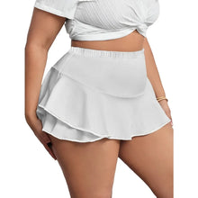 Load image into Gallery viewer, Plus Size 1XL-5XL Women's Skirts Sexy Pleated Home Skirts Skirts with leggings Solid color skirts
