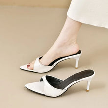 Load image into Gallery viewer, Women's High Heels Summer Slippers Women Sandals Fashion Classic Pointy Open Toe Stiletto Heels Sexy 2026 High-heeled Slippers
