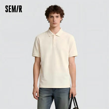 Load image into Gallery viewer, Semir Polo Shirt Men Moisture Wicking Solid Color Short Sleeve T-Shirt 2025 Summer New Slim Fit Top for Active Wear
