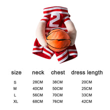 Load image into Gallery viewer, Basketball Costumes Dog Cat Pet Clothes Cute Puppy Sport Costume for Small Dogs Kitten Party  Ball Uniform Apparel

