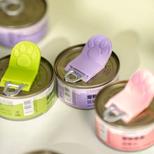 Load image into Gallery viewer, Cute Cat Paw Pet Food Can Opener Easy Ring Pull Opener Tool for Cat Dog Canned Food Protect Nails Ergonomic Kitchen Accessories
